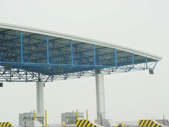 台州收费站网架工程